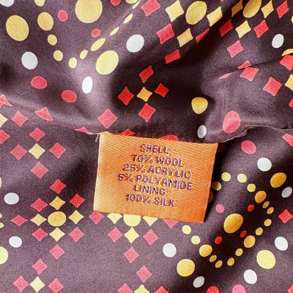 TORY BURCH Women Brown Wool Velvet Jacket 10 Tweed - Picture 6 of 8